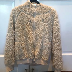 Zella Teddy zip up hoodie